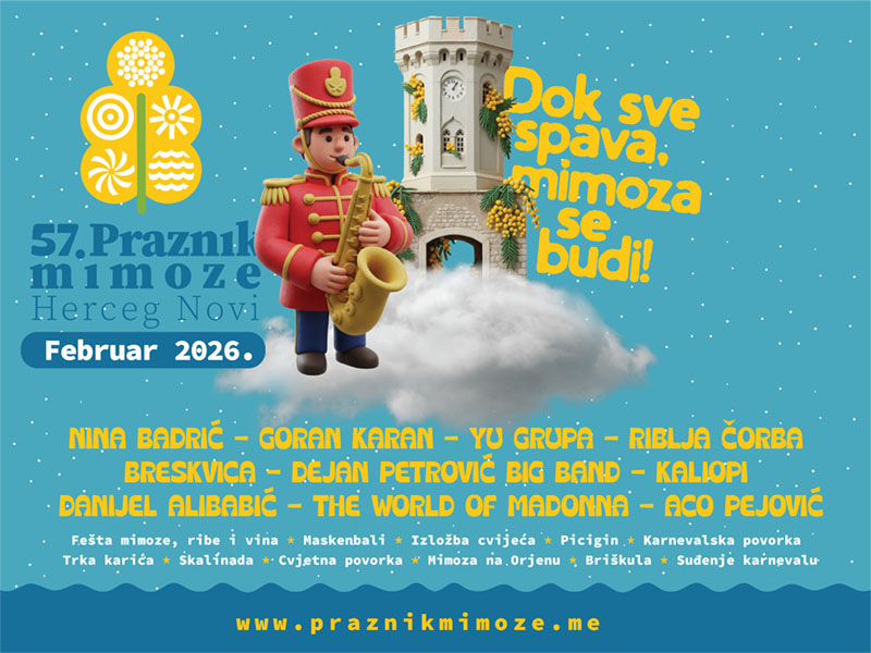 Praznik mimoze u Herceg Novom - tradicionalna manifestacija sa žutim cvjetovima mimoze